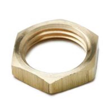 Picture of 1/4" STD BRASS THRD LOCKNUT